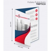 Tríptico Imprenta 100x210