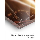 Metacrilato transparente 5 mm.
