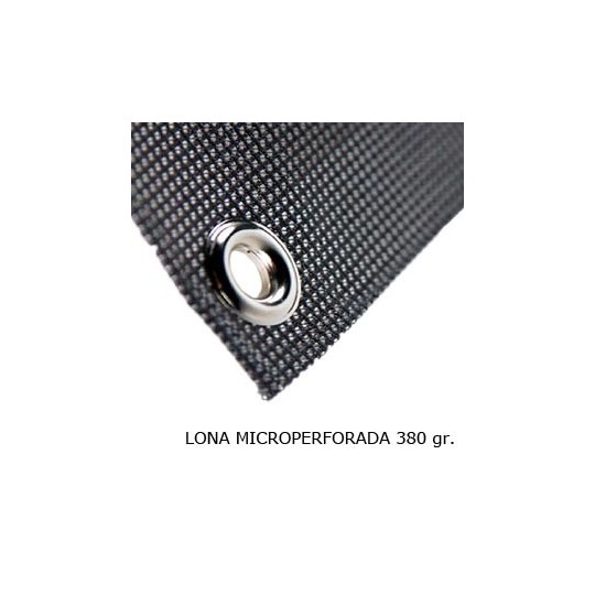 Lona microperforada