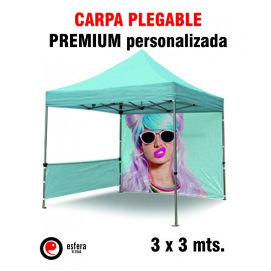 Carpa premium personalizable 3x3