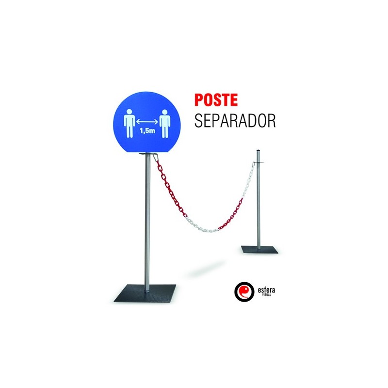 poste separador cadena