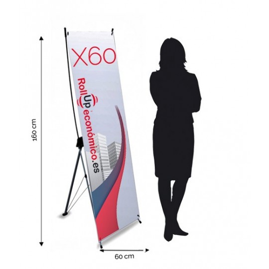 Xbanner 60x160 cm.