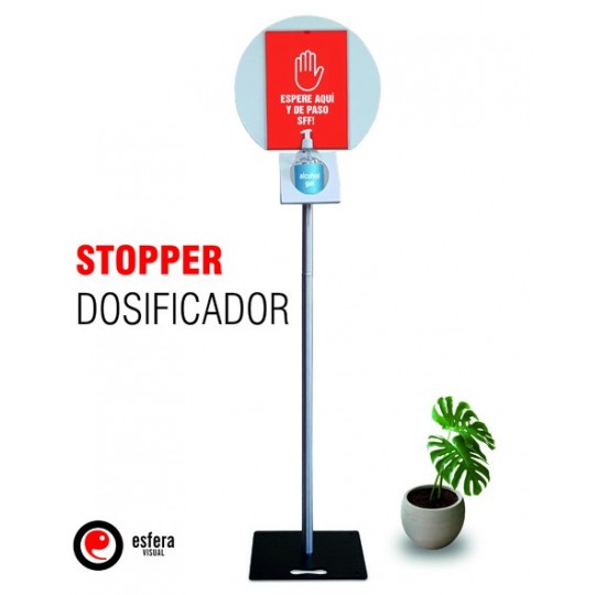 Stopper dosificador gel