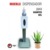 mueble dispensador gel y guantes