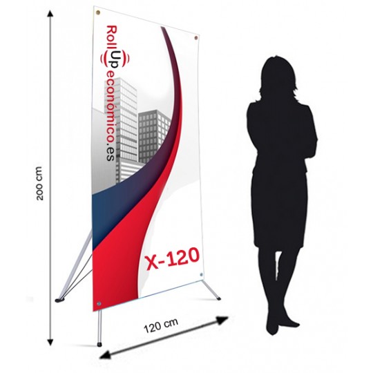 Xbanner 120x200 cm.